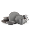 Pfaltzgraff Pierce 16 Piece Dinnerware Set In Gray
