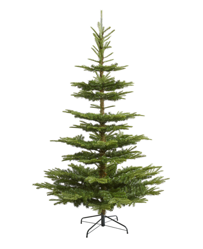 Nearly Natural Layered Washington Spruce Artificial Christmas Tree With Bendable Branches, 90" In Green