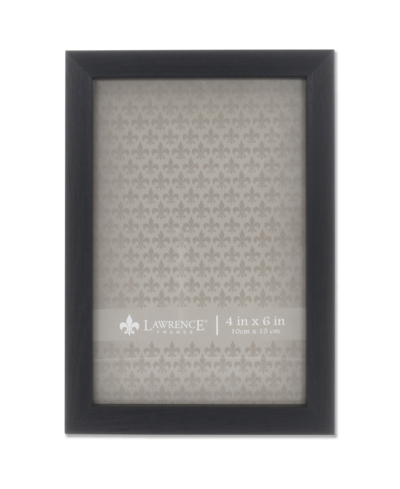 Lawrence Frames Chloe Collection Picture Frame, 4" X 6" In Black