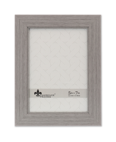 Lawrence Frames Suffolk Picture Frame, 5" X 7" In Gray