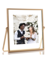 Lawrence Frames Metal Easel Float Picture Frame, 4" X 4" In Gold-tone