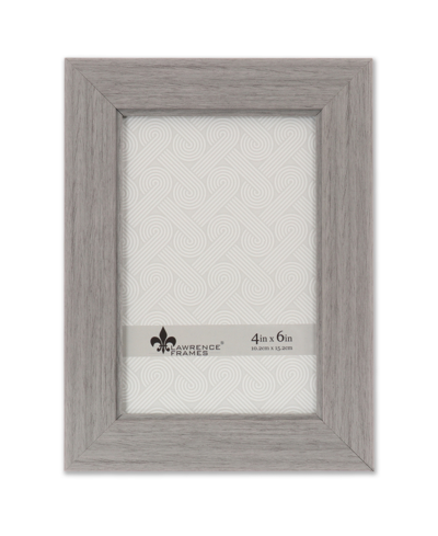 Lawrence Frames Suffolk Picture Frame, 4" X 6" In Gray