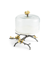 Michael Aram Butterfly Ginkgo Cakes Stand With Dome In Bronze