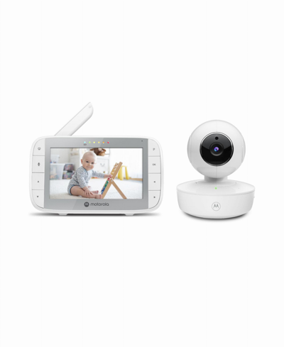 Motorola Vm36xl 5" Video Baby Monitor, 2-piece Set In Pearl White