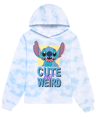 Disney Big Girls Stitch Cute Weird Hoodie In Blue