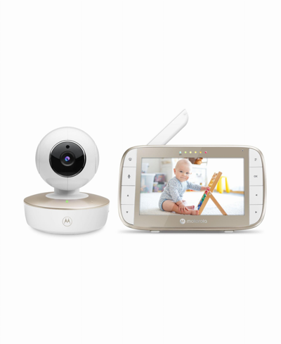 Motorola Vm50g 5" Video Baby Monitor, 2-piece Set In Pearl White