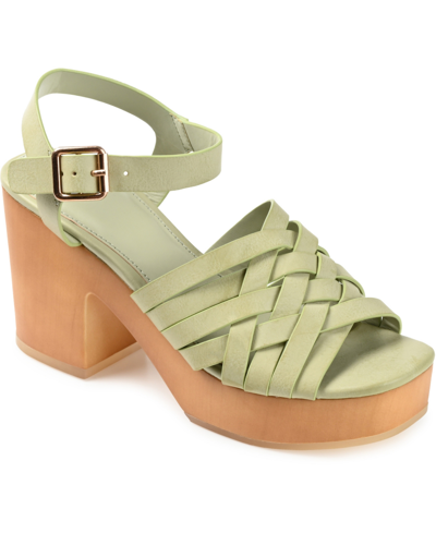 Journee Collection Collection Women's Tru Comfort Foam Addisyn Pump In Green