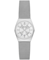 Skagen Women's Grenen Lille In Silver-tone Stainless Steel Mesh Bracelet Watch, 26mm