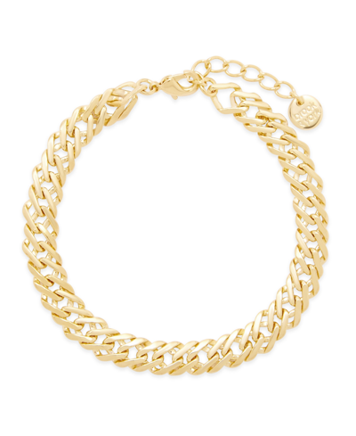 Brook & York Reya Curb Chain Bracelet In Gold-plated