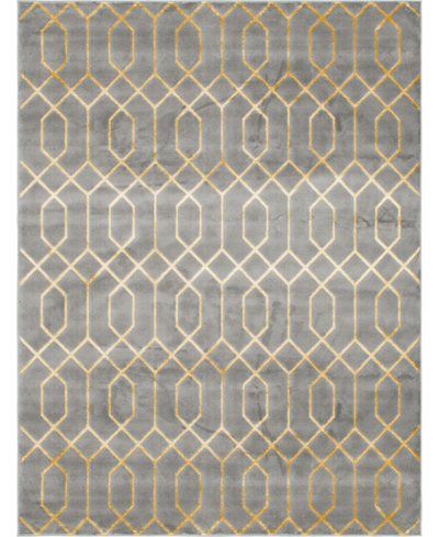 Marilyn Monroe Glam Mmg001 8' X 10' Area Rug In Gray Gold