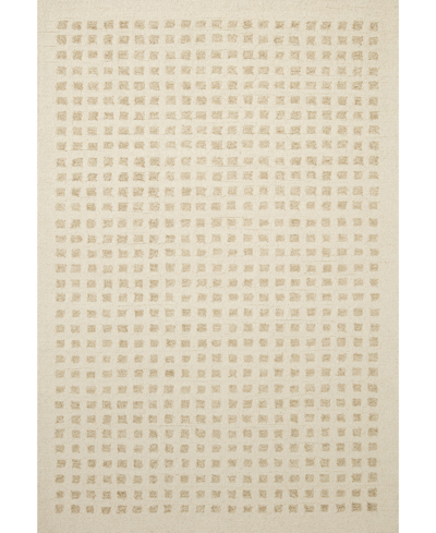 Chris Loves Julia Polly Pol-01 5' X 7'6" Area Rug In Ivory