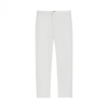 Theory Treeca Cropped Slim Pull-on Pants In White