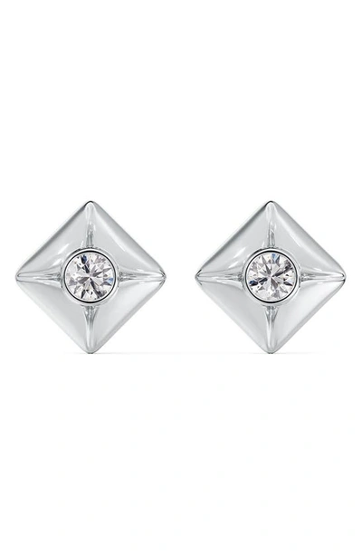 De Beers Forevermark Icon Diamond Stud Earrings In 18k White Gold