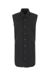 ANN DEMEULEMEESTER AMELIE SLEEVELESS LONG HIGH COMFORT SHIRT-38 ND ANN DEMEULEMEESTER FEMALE