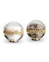 L'objet Braid 24k Gold-plated Salt & Pepper Shakers, Set Of 2