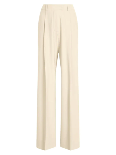 ANOTHER TOMORROW WOMEN'S RELAXED WIDE-LEG PANTS