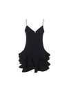 Coperni Ruffle-embellished Sleeveless Top In Black