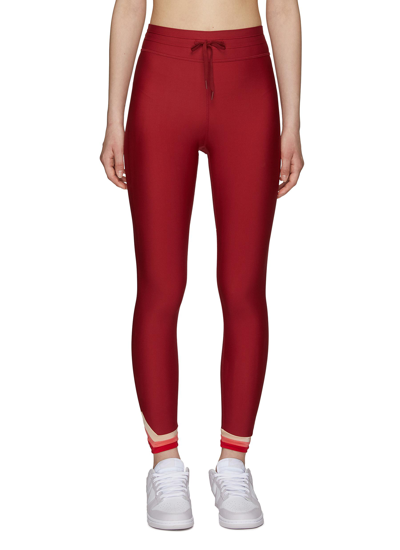 The Upside ‘delmira' Colour-blocking Midi Pants In Red