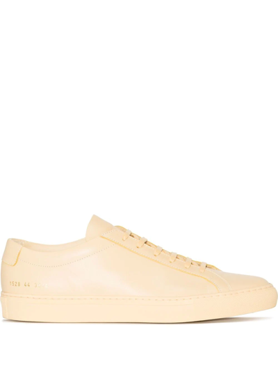 Common Projects Original Achilles Low Sneakers In Yellow
