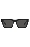 Prada Symbole Sonnenbrille In Black/ Dark Grey