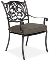 AGIO CHATEAU ALUMINUM OUTDOOR DINING CHAIR WITH OUTDOOR CUSHION, CREATED FOR MACY'S