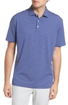 Peter Millar Men's Drum Performance Jersey Polo Shirt In Sport Navy