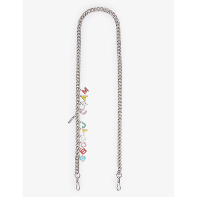 Marc Jacobs Charm-embellished Metal Chain Strap In Multi-coloured