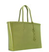 Carmen Sol Angelica Large Tote In Olive Green