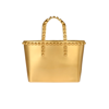 Carmen Sol Miriam Micro Mini Tote In Gold