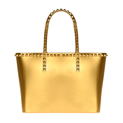 Carmen Sol Seba Mid Tote In Gold