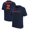 NIKE YOUTH NIKE ALEX BREGMAN NAVY HOUSTON ASTROS CITY CONNECT NAME & NUMBER T-SHIRT
