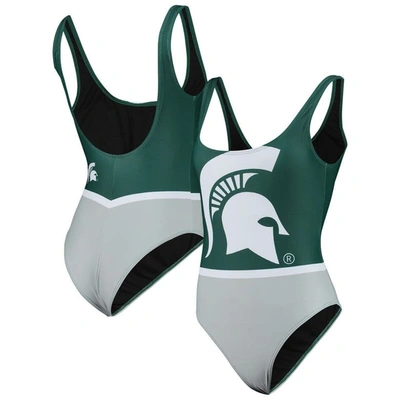 FOCO FOCO GREEN MICHIGAN STATE SPARTANS ONE-PIECE BATHING SUIT