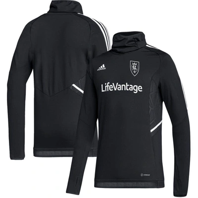 Adidas Originals Adidas Black Real Salt Lake Cold.rdy Raglan Warmup Pullover Jacket