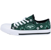 FOCO FOCO GREEN NEW YORK JETS FLOWER CANVAS ALLOVER SHOES