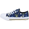 FOCO FOCO NAVY MILWAUKEE BREWERS FLOWER CANVAS ALLOVER SHOES