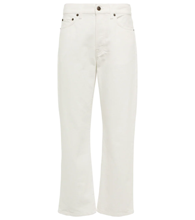 THE ROW LESLEY MID-RISE STRAIGHT JEANS