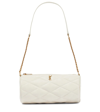 Saint Laurent Sade Tube Shoulder Bag In Cream/gold