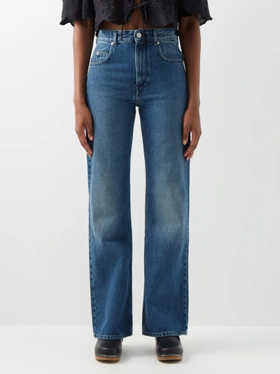 Isabel Marant Étoile Belvira High-rise Bootcut Jeans In Multi-colored