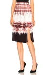 ALTUZARRA ALTUZARRA LUCILE SKIRT IN RED, CHECKERED & PLAID, OMBRE & TIE DYE. ,117-503 602