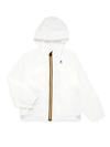 K-way Kids' Little Boy's & Boy's Claude Hooded Windbreaker Jacket In White