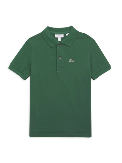 Lacoste Kids' Baby's, Little Boy's & Boy's Short-sleeve Polo In Dark Green