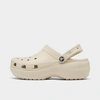 Crocs Off-white Classic Platform Clogs In Bone