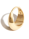 Lizzie Mandler Fine Jewelry 18k Yellow Gold Small Crescent Hoop Earring In Gold
