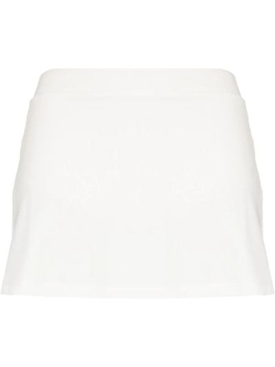 Abysse Skeeter Mini Swim Skirt In White