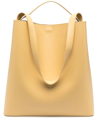 AESTHER EKME EMBOSSED-DETAIL LEATHER TOTE BAG