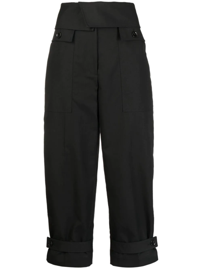 3.1 Phillip Lim / フィリップ リム High-rise Cropped Trousers In Black