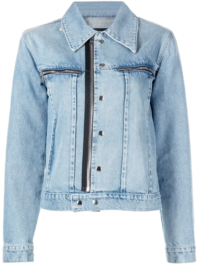 Rta Ivana Denim Jacket In Blue
