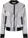 PHILIPP PLEIN CRYSTAL-EMBELLISHED BOMBER JACKET