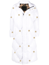 PHILIPP PLEIN STUDDED QUILTED PUFFER DOWN JACKET