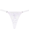 FLEUR OF ENGLAND ARIA LACE-PANEL THONG